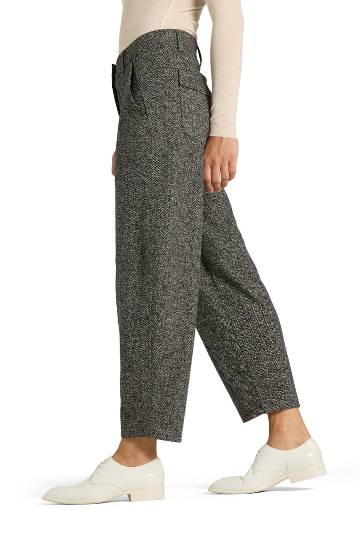 Cambio Orly Pantalon – Bruin-41% polyester, 39% viscose, 18% katoen, 2% elastaan-DAMES BROEKEN-Bruin
