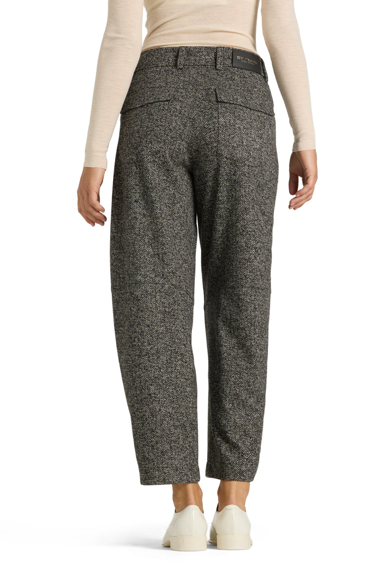 Cambio Orly Pantalon – Bruin-41% polyester, 39% viscose, 18% katoen, 2% elastaan-DAMES BROEKEN-Bruin