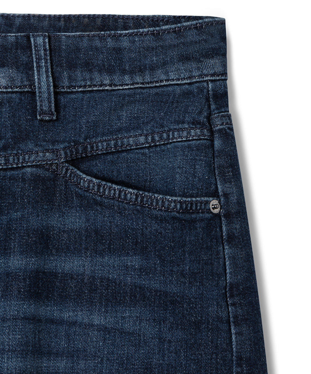 Cambio Ornella Barrel Jeans – Blauw-98% katoen, 2% elastaan-DAMES BROEKEN-Blauw