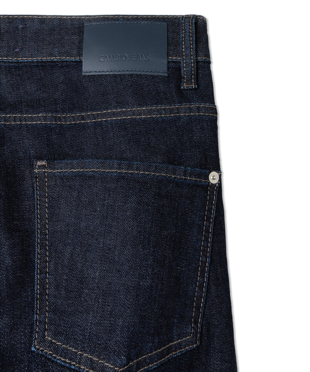Cambio Ornella Jeans – Blauw-98% katoen, 2% polyurethaan-DAMES BROEKEN-Blauw