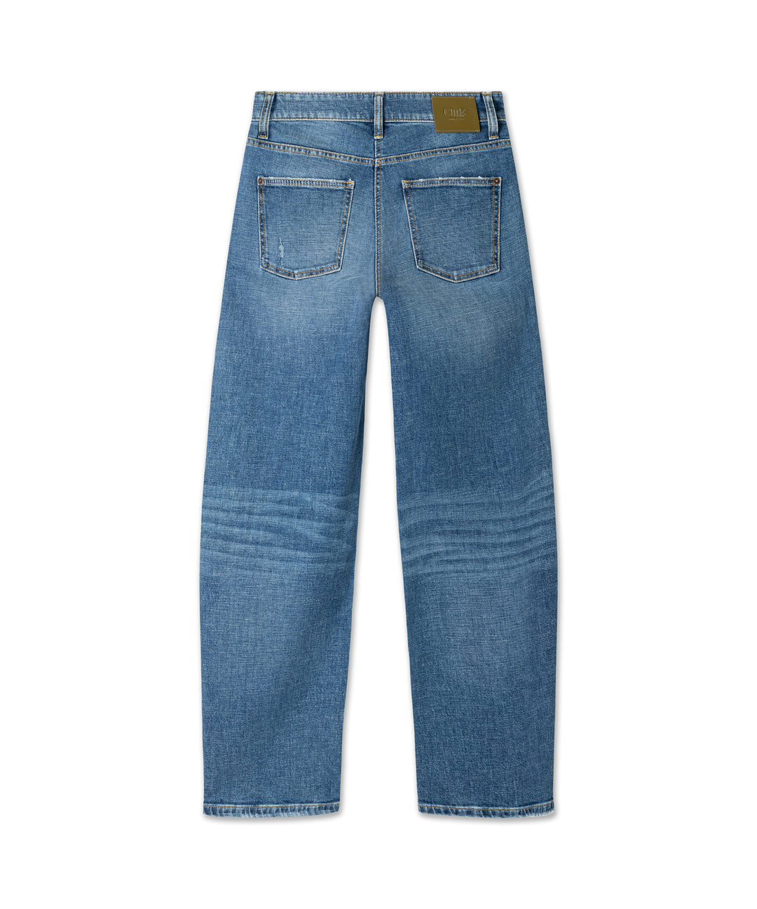 Cambio Ornella Twisted Jeans – Blauw-98% katoen, 2% elastaan-DAMES BROEKEN-Blauw
