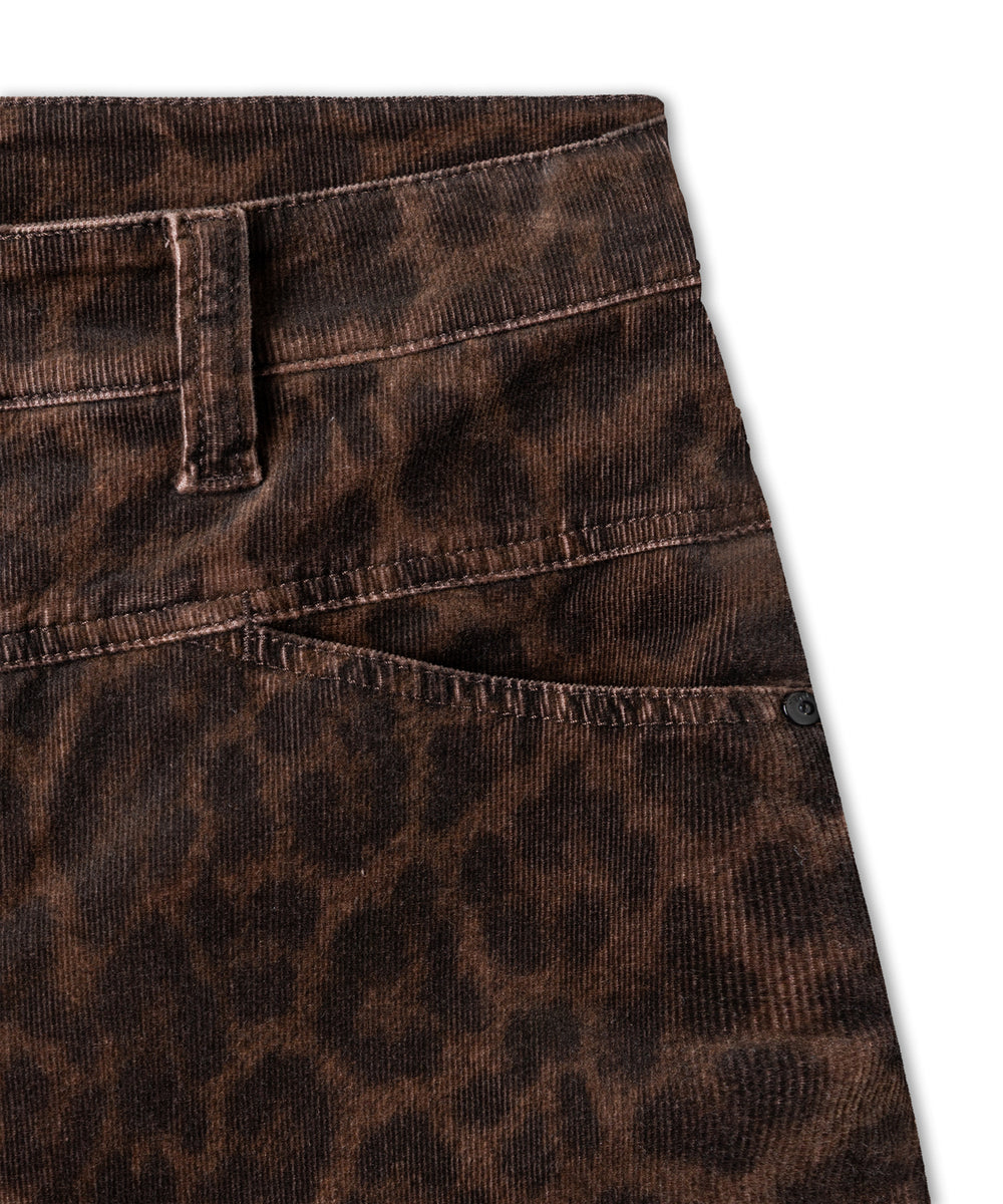 Cambio Ornella Twisted Pantalon – Bruin-98% katoen, 2% elastaan-DAMES BROEKEN-Bruin