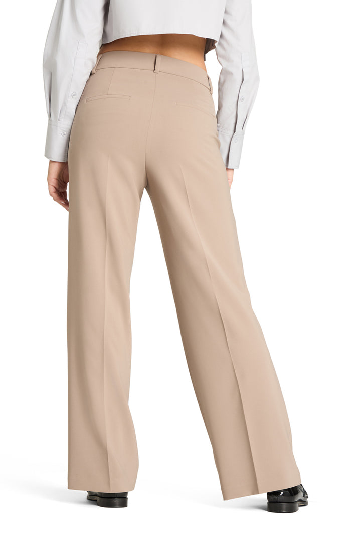 Cambio – Pantalon Amelie Beige-90% polyester, 10% polyurethan-DAMES BROEKEN-Beige