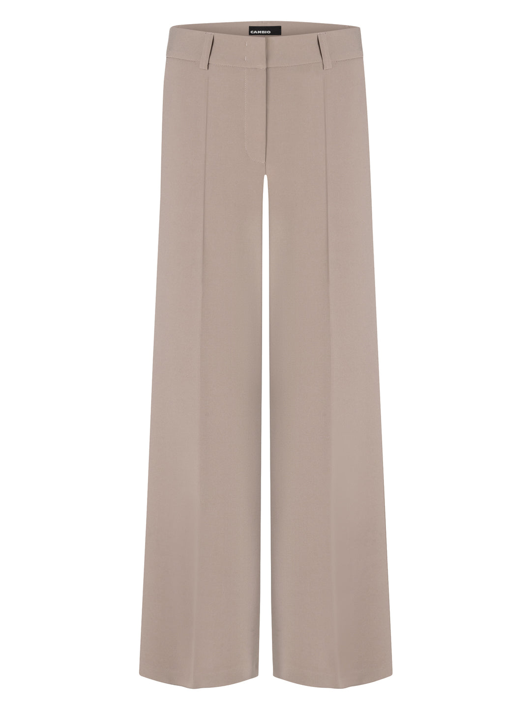 Cambio – Pantalon Amelie Beige-90% polyester, 10% polyurethan-DAMES BROEKEN-Beige