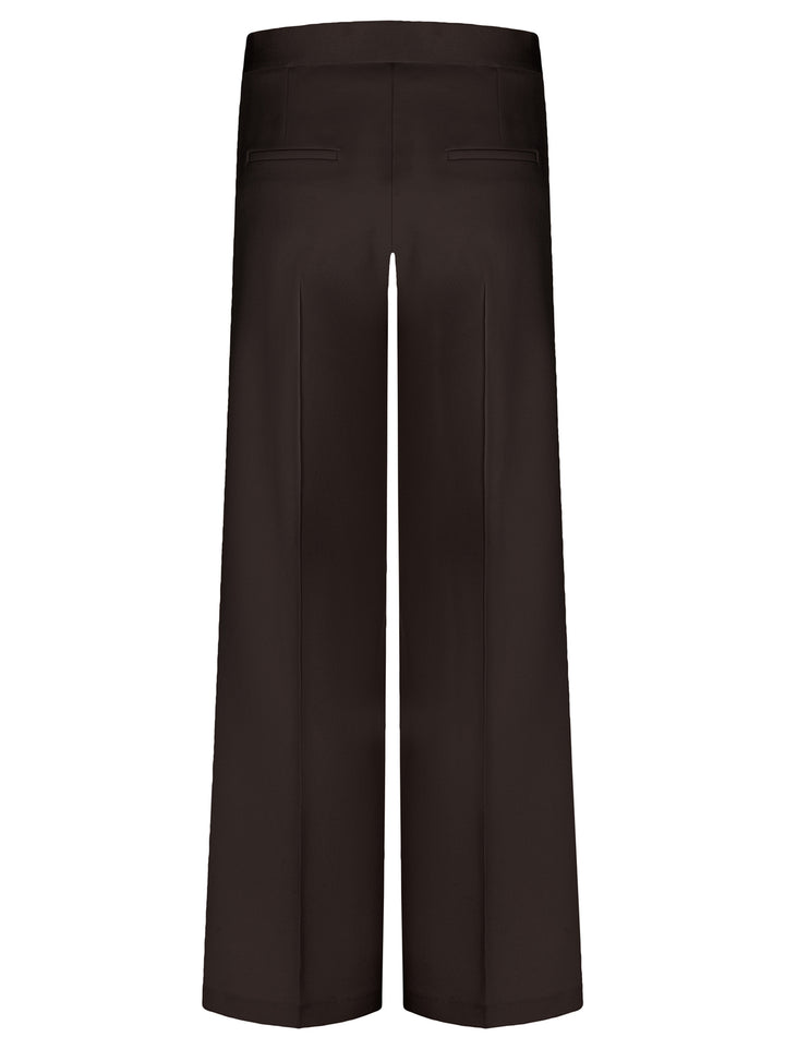 Cambio pantalon Ava - dark ebony-90% polyester, 10% polyurethan -DAMES BROEKEN-Bruin
