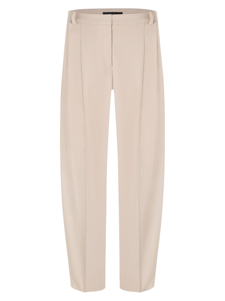 Cambio – Pantalon Emilie Long Bruin-90% polyester, 10% polyurethan-DAMES BROEKEN-Bruin