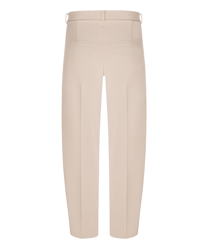 Cambio – Pantalon Emilie Long Bruin-90% polyester, 10% polyurethan-DAMES BROEKEN-Bruin