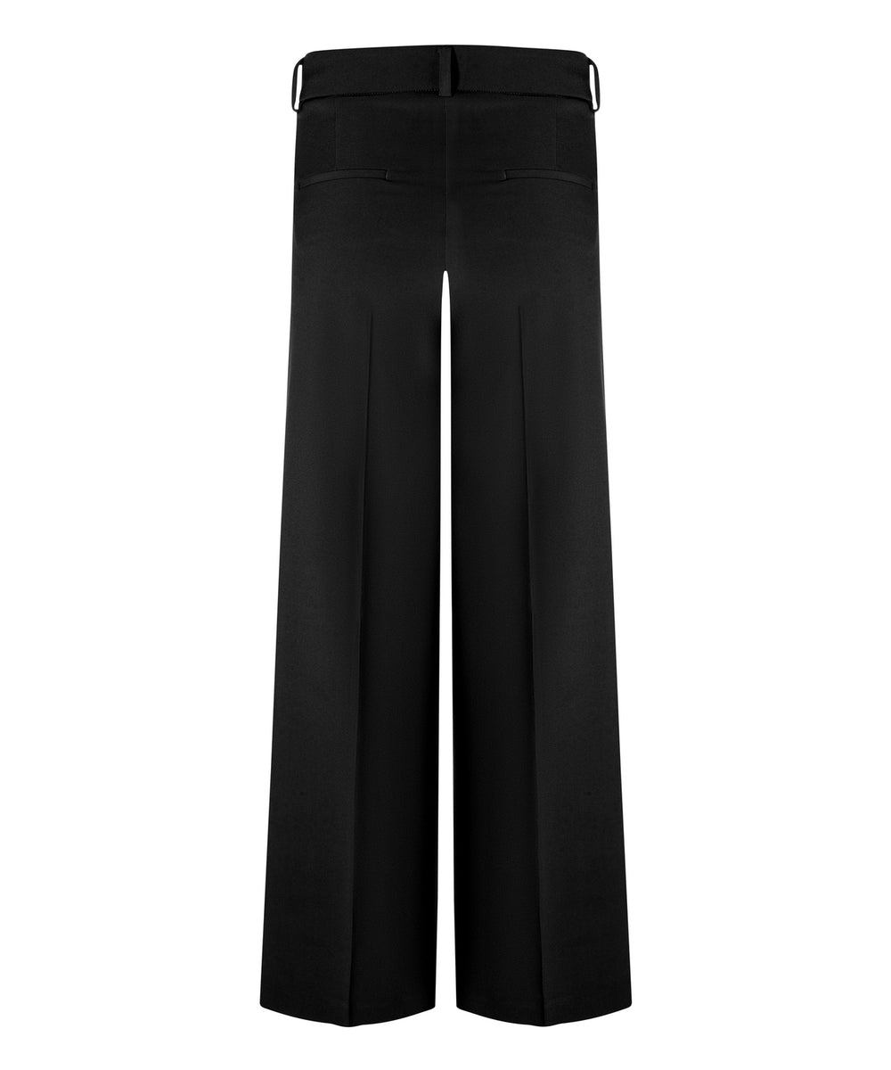 Cambio – Pantalon Emilie Zwart-90% polyester, 10% polyurethan-DAMES BROEKEN-Zwart