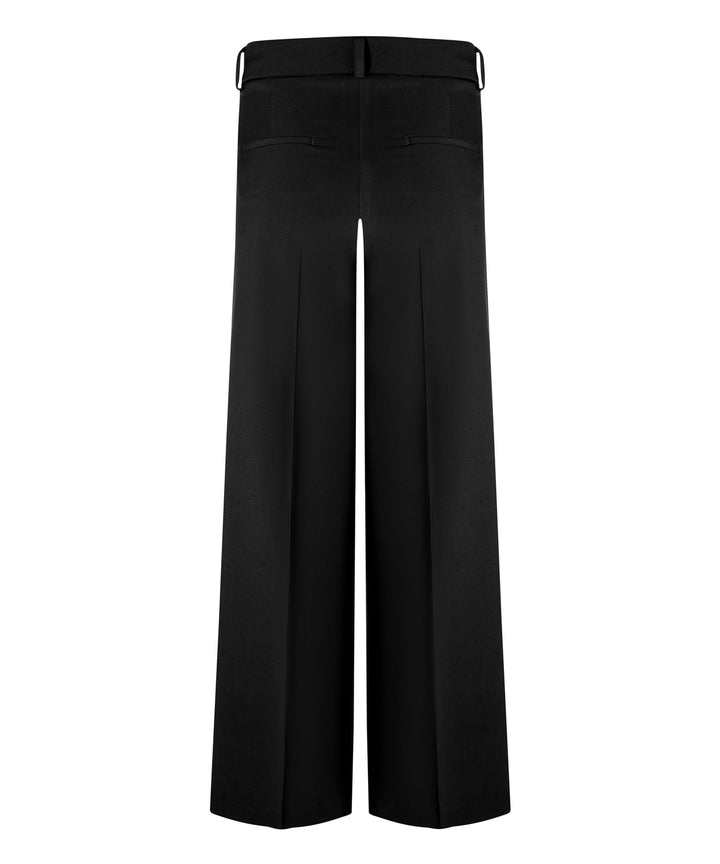 Cambio – Pantalon Emilie Zwart-90% polyester, 10% polyurethan-DAMES BROEKEN-Zwart