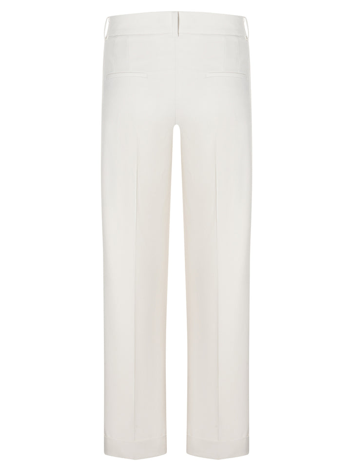 Cambio pantalon Grace - ecru-67% polyester, 4% elasthaan, 29% viscose -DAMES BROEKEN-Room