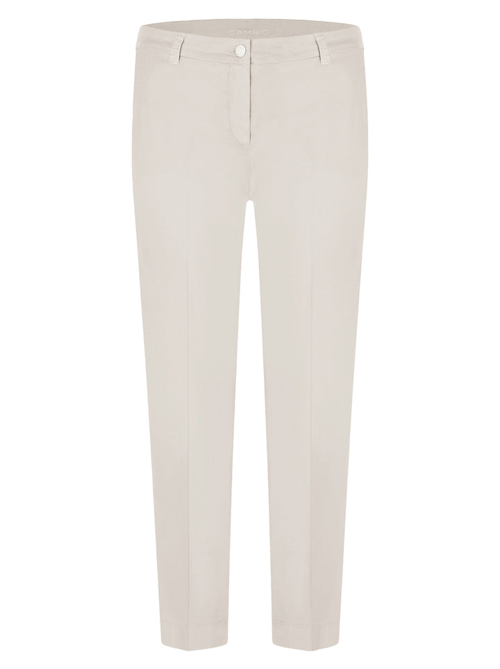 Cambio pantalon Karina greige-97% Katoen<br />3% Elastaan-DAMES BROEKEN-Room