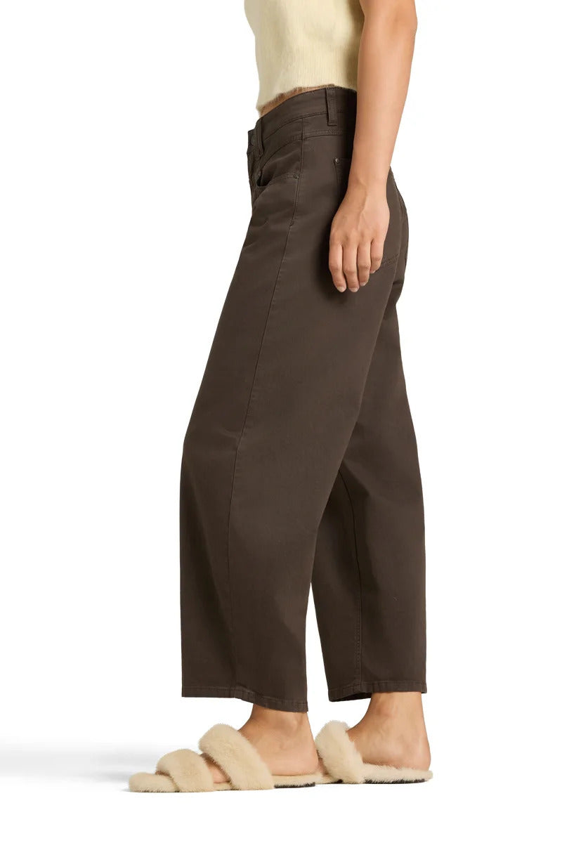 Cambio Pantalon Odele – Bruin-98% katoen, 2% elastaan-DAMES BROEKEN-Bruin