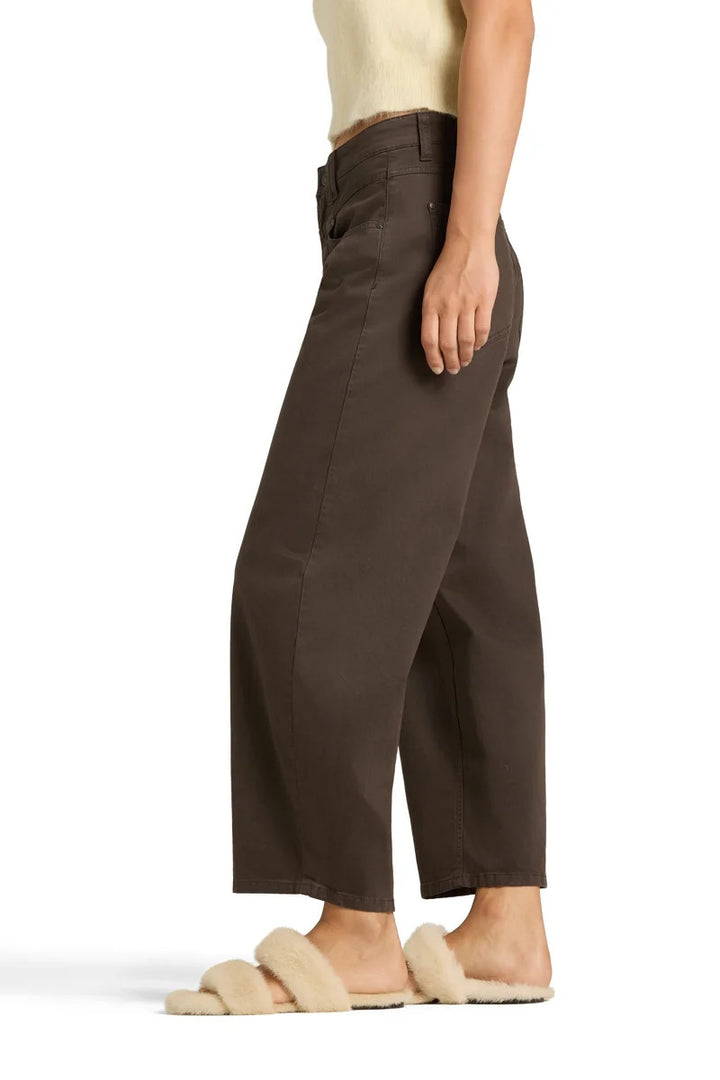 Cambio Pantalon Odele – Bruin-98% katoen, 2% elastaan-DAMES BROEKEN-Bruin