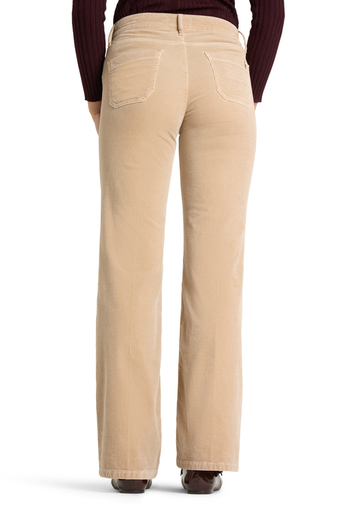 Cambio Pantalon Tess – Beige-75% katoen, 22% modal, 3% elastaan-DAMES BROEKEN-Beige