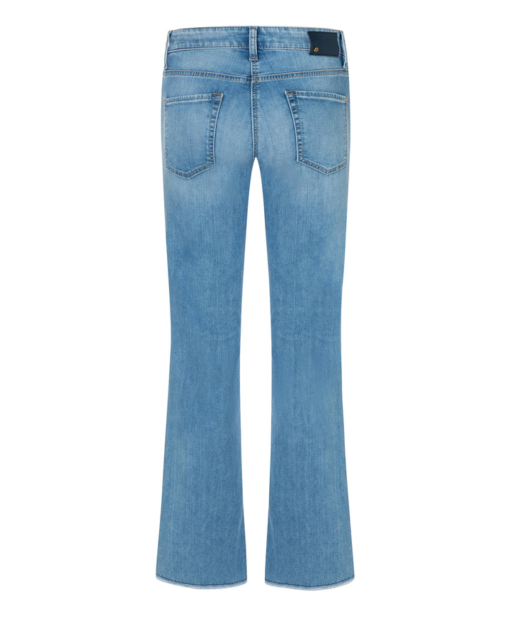 Cambio Paris flared jeans-94% Katoen, 4% Elastomultiester, 2% Elastaan.-DAMES BROEKEN-Blauw