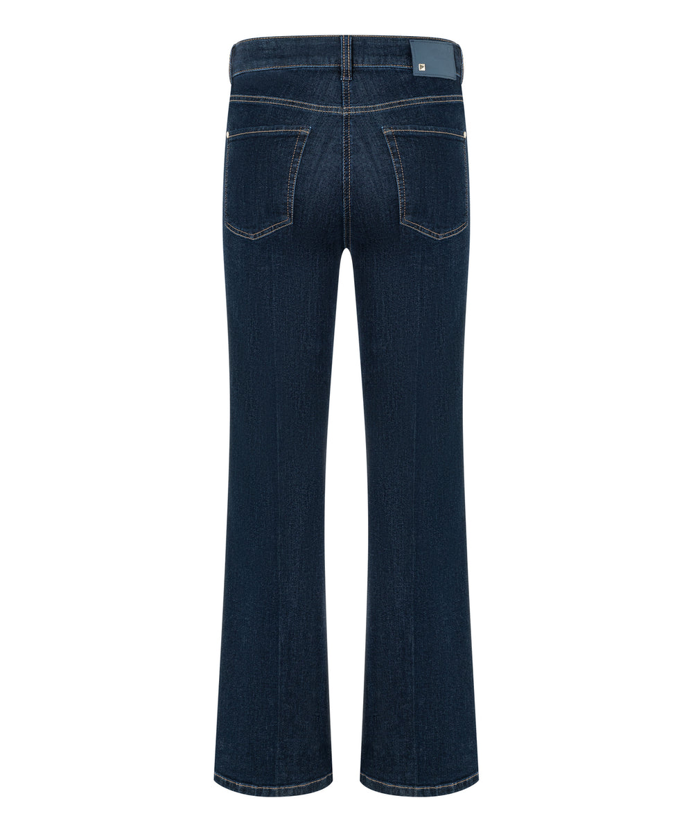 Cambio Paris flared jeans – Blauw-93% katoen, 5% polyester, 2% elastaan-DAMES BROEKEN-Blauw
