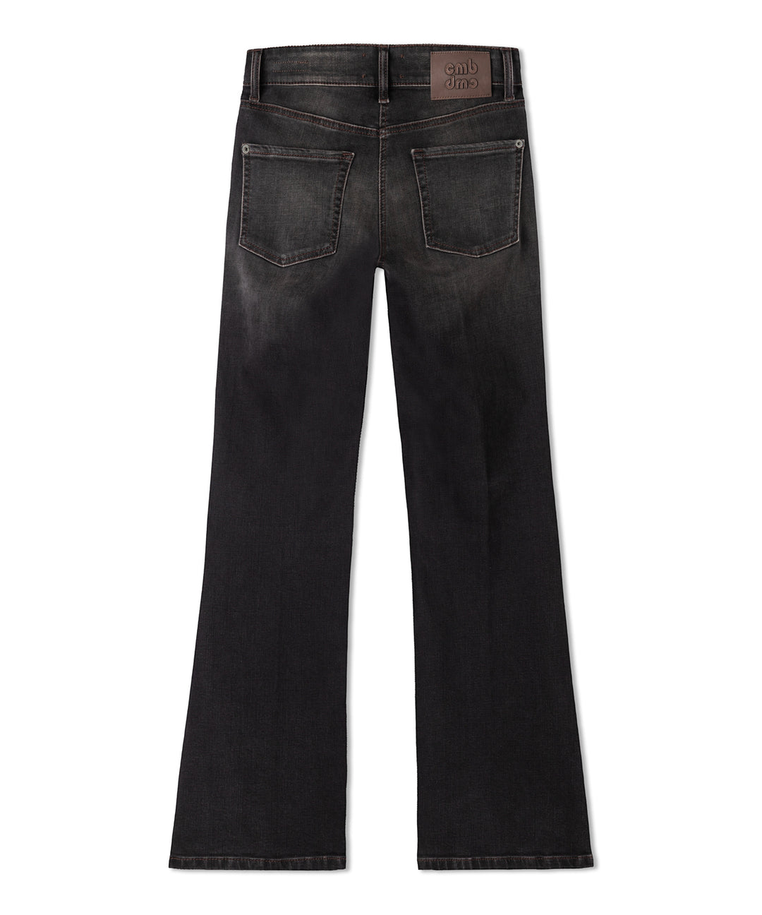 Cambio Paris Flared Jeans – Bruin-97% katoen, 3% elastaan-DAMES BROEKEN-Bruin