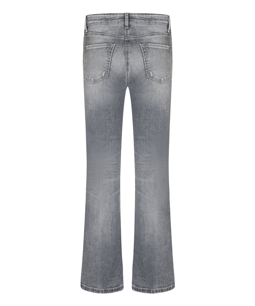Cambio Paris Flared Jeans – Grijs-90% polyester, 8% polyamide, 2% elastaan-DAMES BROEKEN-Grijs