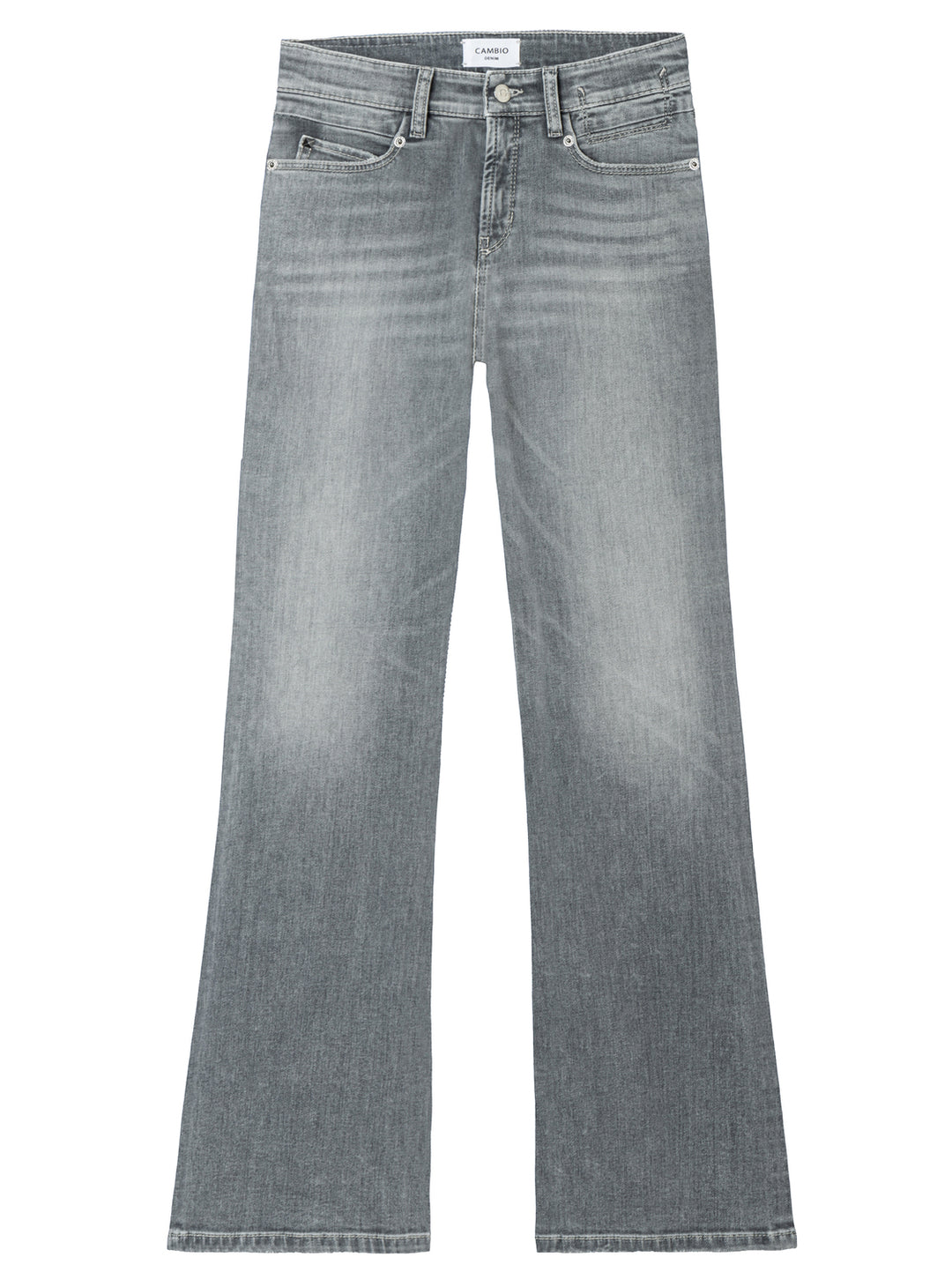 Cambio Paris Jeans – Grijs-92% katoen, 6% elastisch polyamide, 2% elastaan-DAMES BROEKEN-Grijs