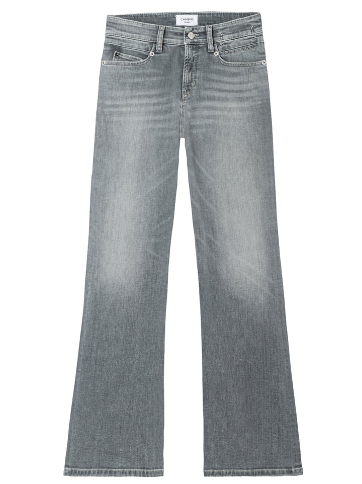 Cambio Paris Jeans – Grijs-92% katoen, 6% elastisch polyamide, 2% elastaan-DAMES BROEKEN-Grijs