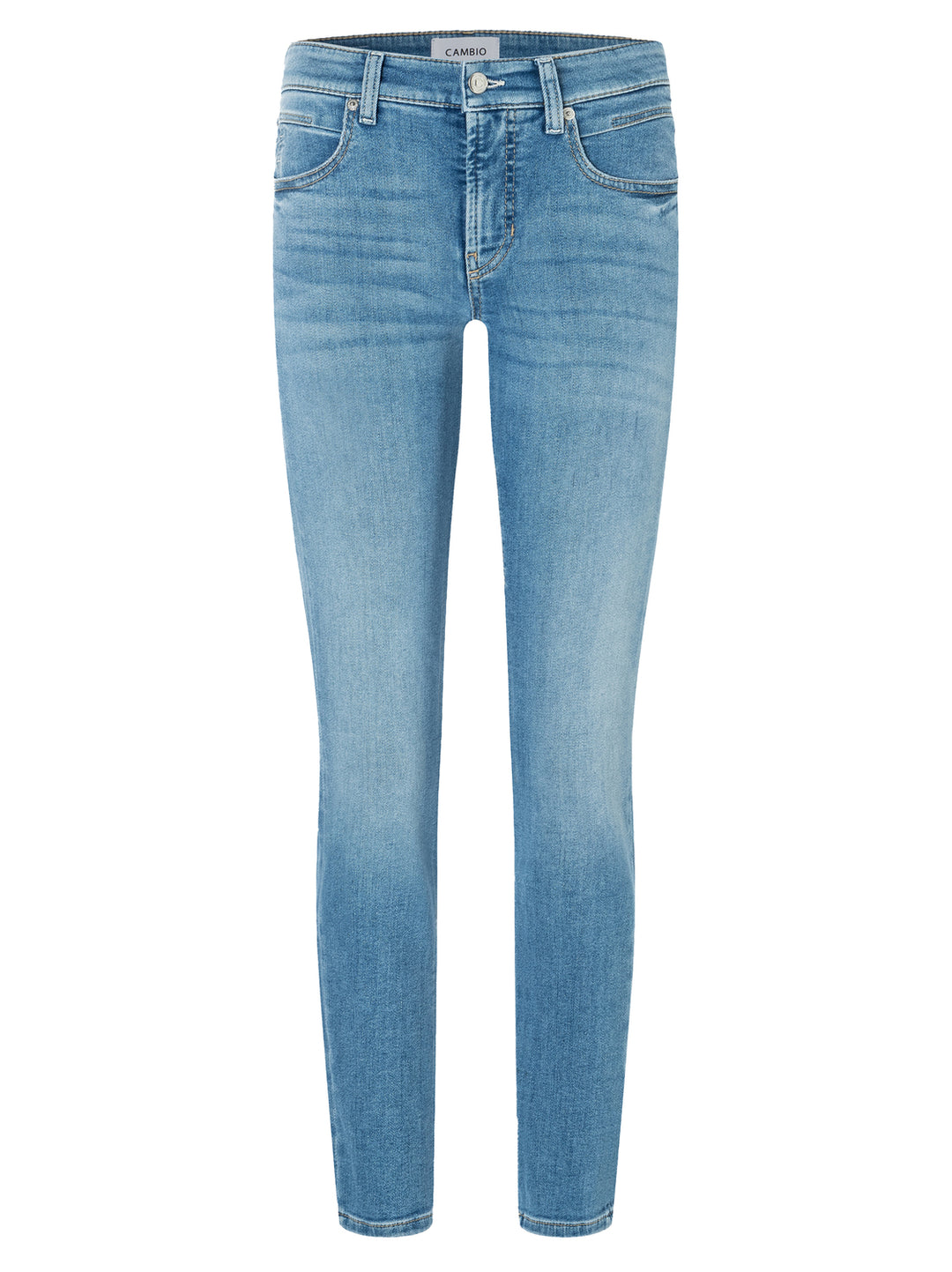 Cambio Paris seams jeans slim fit-81% Katoen<br />11% Lyocell<br />6% Elastomultiester<br />2% Elastaan-DAMES BROEKEN-Bla