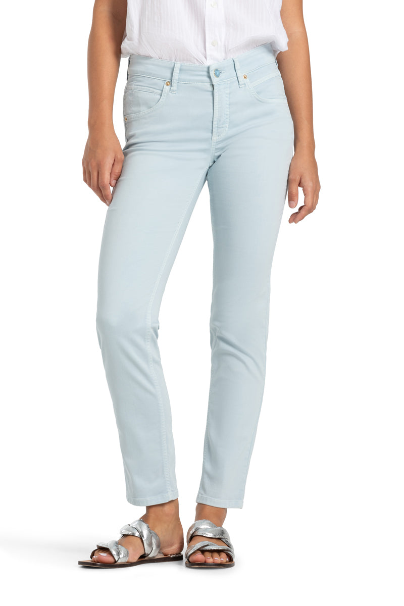 Cambio Piper cropped jeans-85% Katoen<br />11% Elastomultiester<br />4% Elastaan-DAMES BROEKEN-Blauw