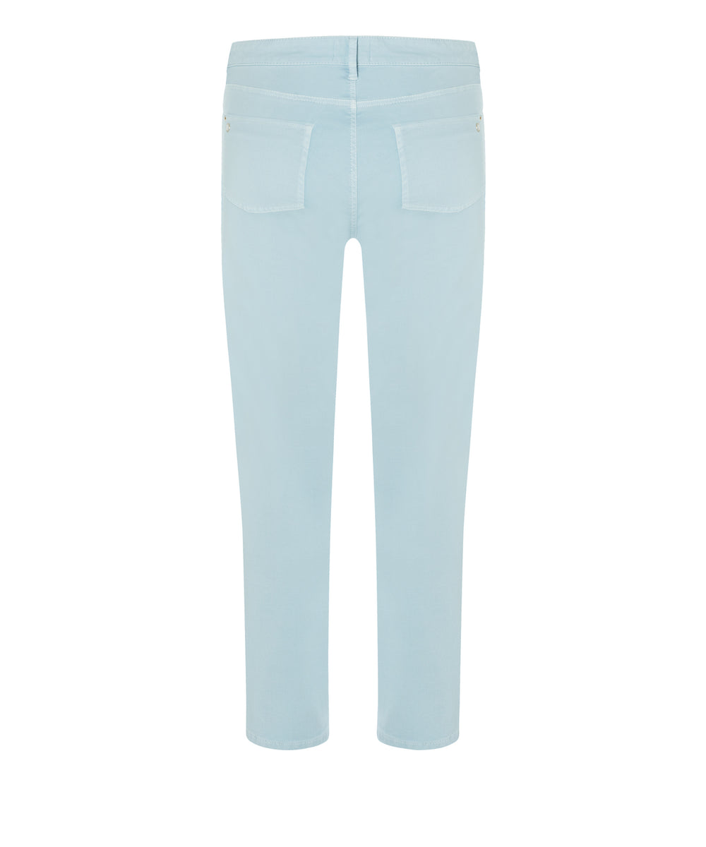 Cambio Piper cropped jeans-85% Katoen<br />11% Elastomultiester<br />4% Elastaan-DAMES BROEKEN-Blauw