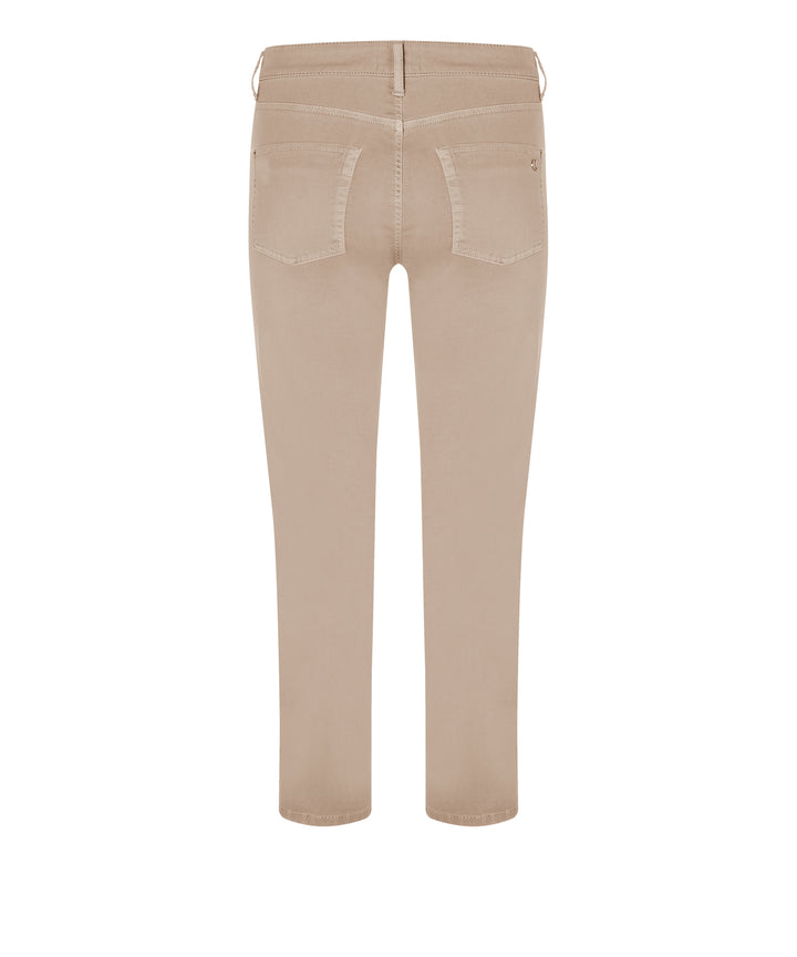 Cambio Piper Cropped Pantalon-85% katoen, 11% elastomultiester, 4% elasthaan<br />-DAMES BROEKEN-Beige
