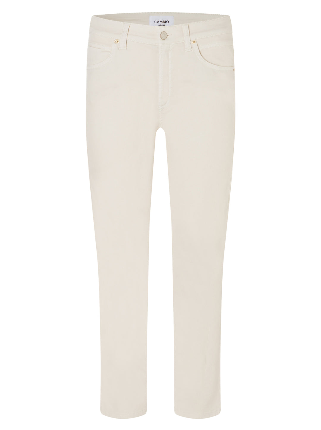 Cambio Piper cropped seam jeans-85% Katoen<br />11% Elastomultiester<br />4% Elastaan-DAMES BROEKEN-Room