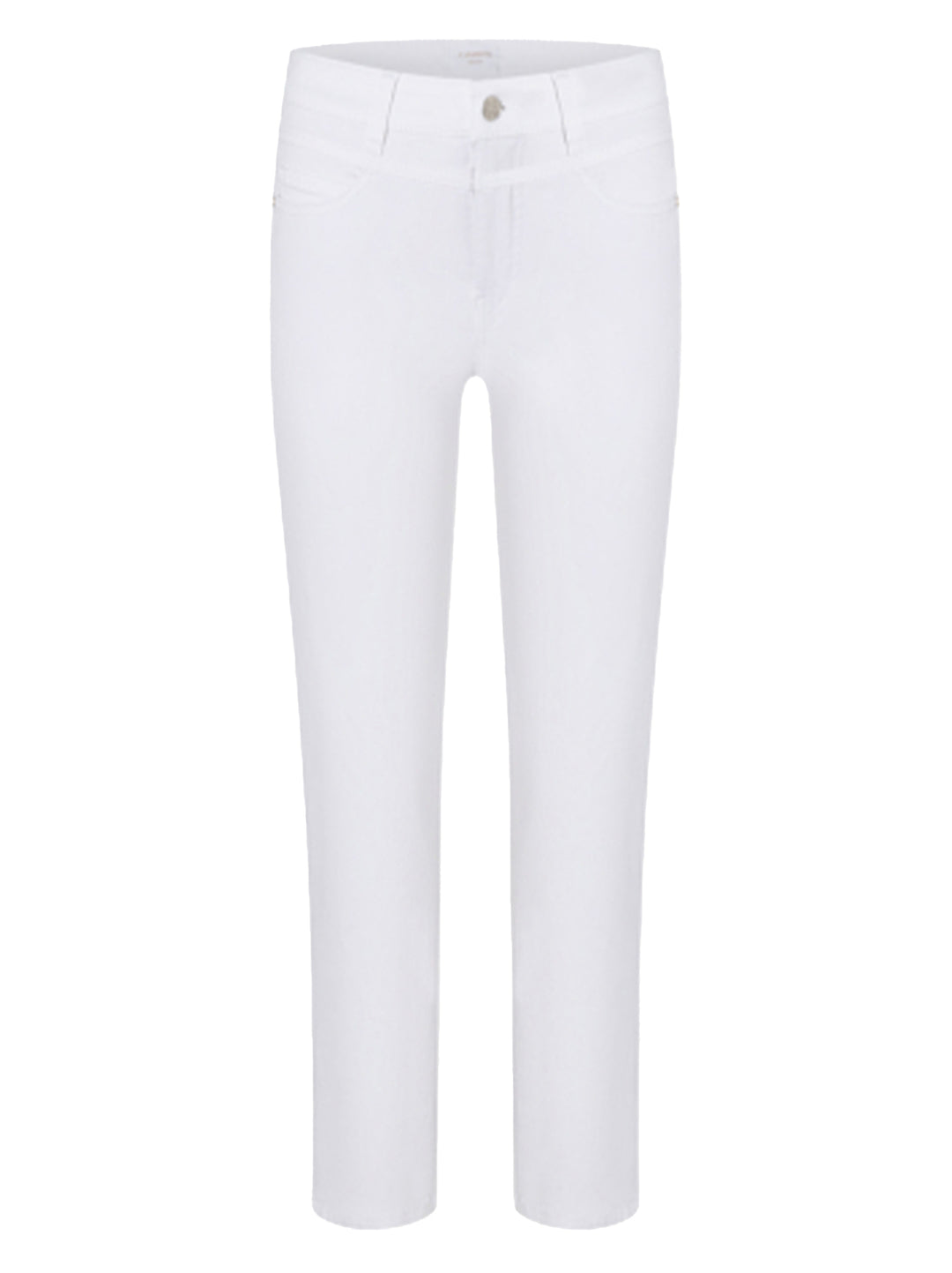 Cambio Piper jeans wit-89% Katoen, 9% Elastomultiester,2% Elasthan-DAMES BROEKEN-Wit