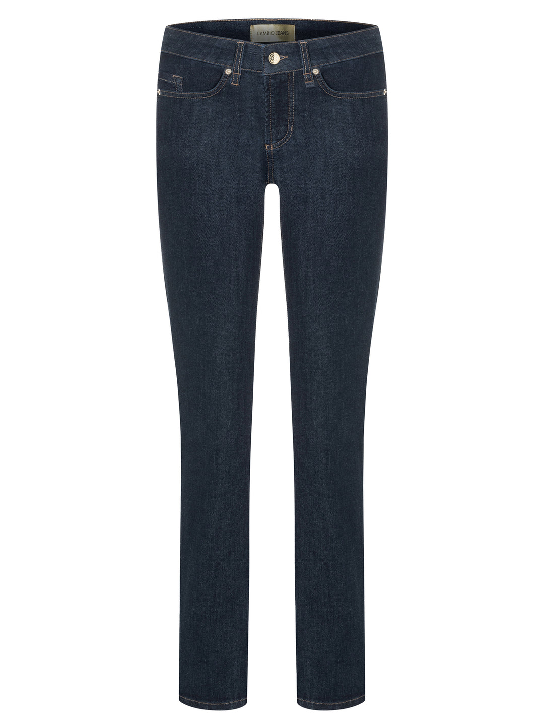 Cambio Piper Long Slim Jeans – Blauw-93% katoen, 5% polyester, 2% elasthaan-DAMES BROEKEN-Blauw