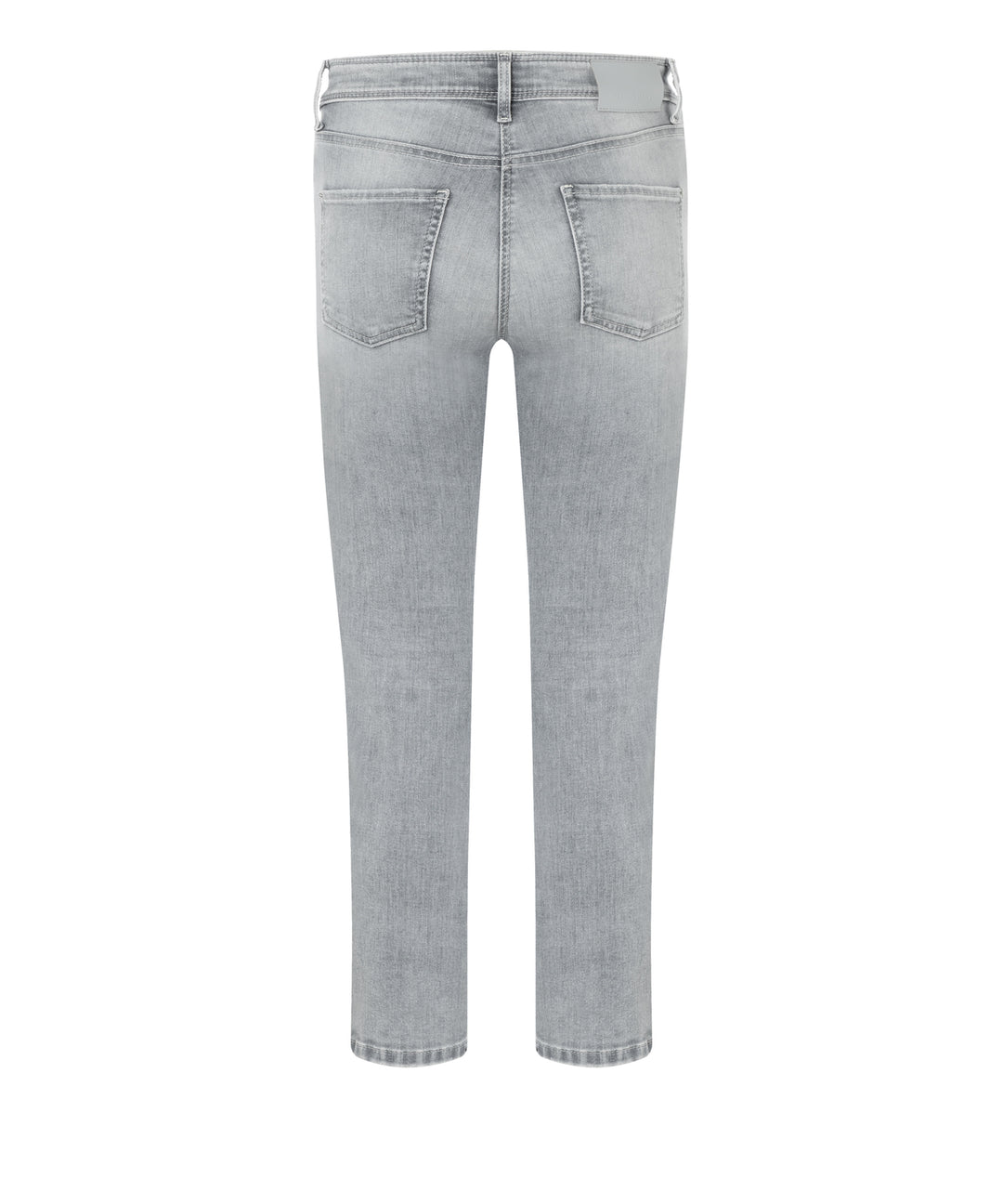 Cambio Piper short contrast bleach jeans-92% Katoen<br />6% Elastomultiester<br />2% Elastaan-DAMES BROEKEN-Grijs