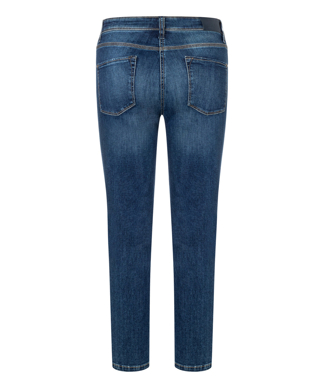 Cambio – Piper Short Jeans Blauw-92% katoen, 6% elastomultiester, 2% elastaan-DAMES BROEKEN-Blauw