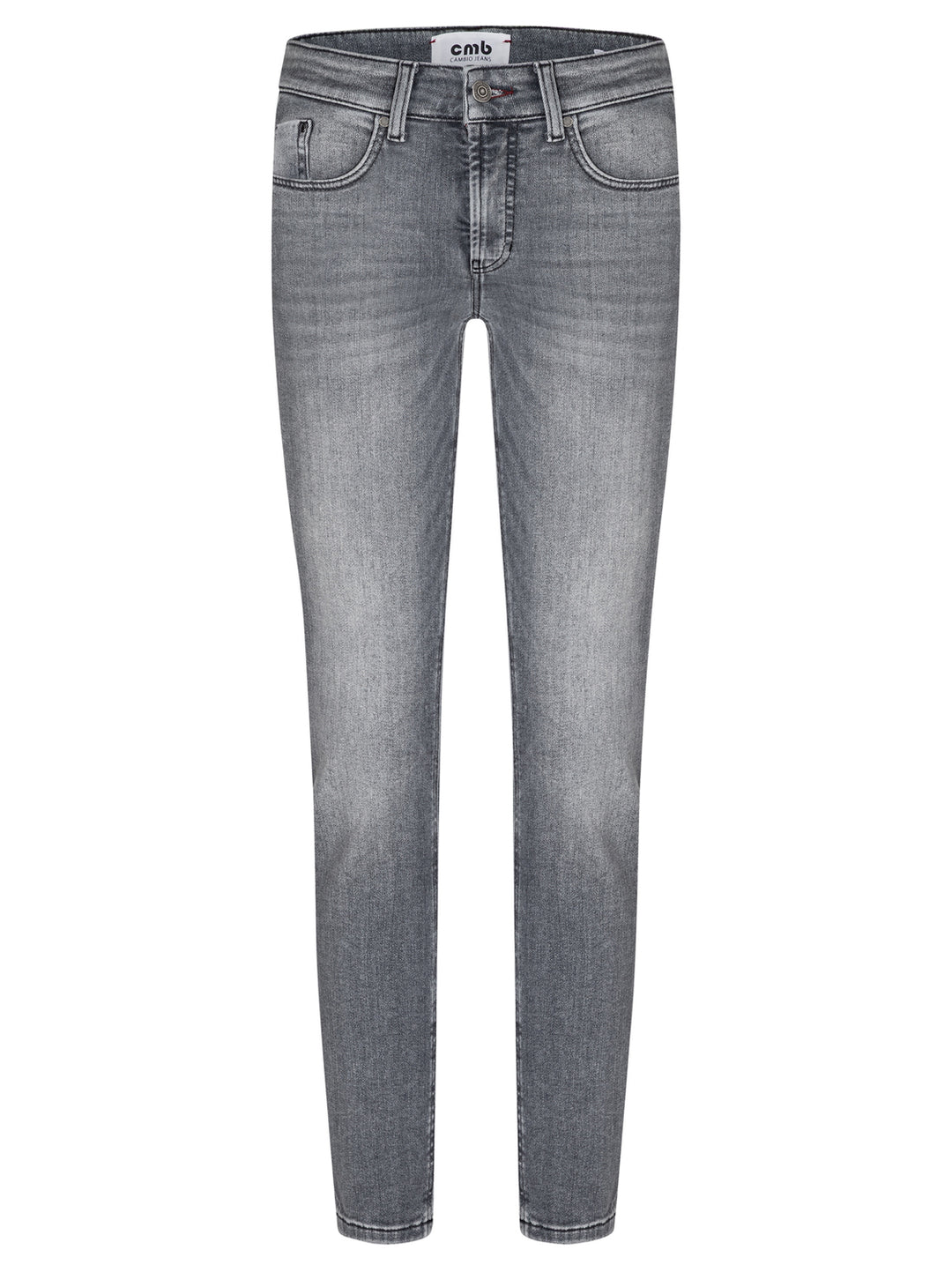 Cambio Raja Jeans – Grijs-81% katoen, 11% lyocell, 6% elastomultiester, 2% elastaan-DAMES BROEKEN-Grijs