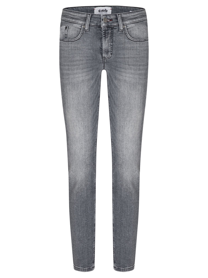 Cambio Raja Jeans – Grijs-81% katoen, 11% lyocell, 6% elastomultiester, 2% elastaan-DAMES BROEKEN-Grijs