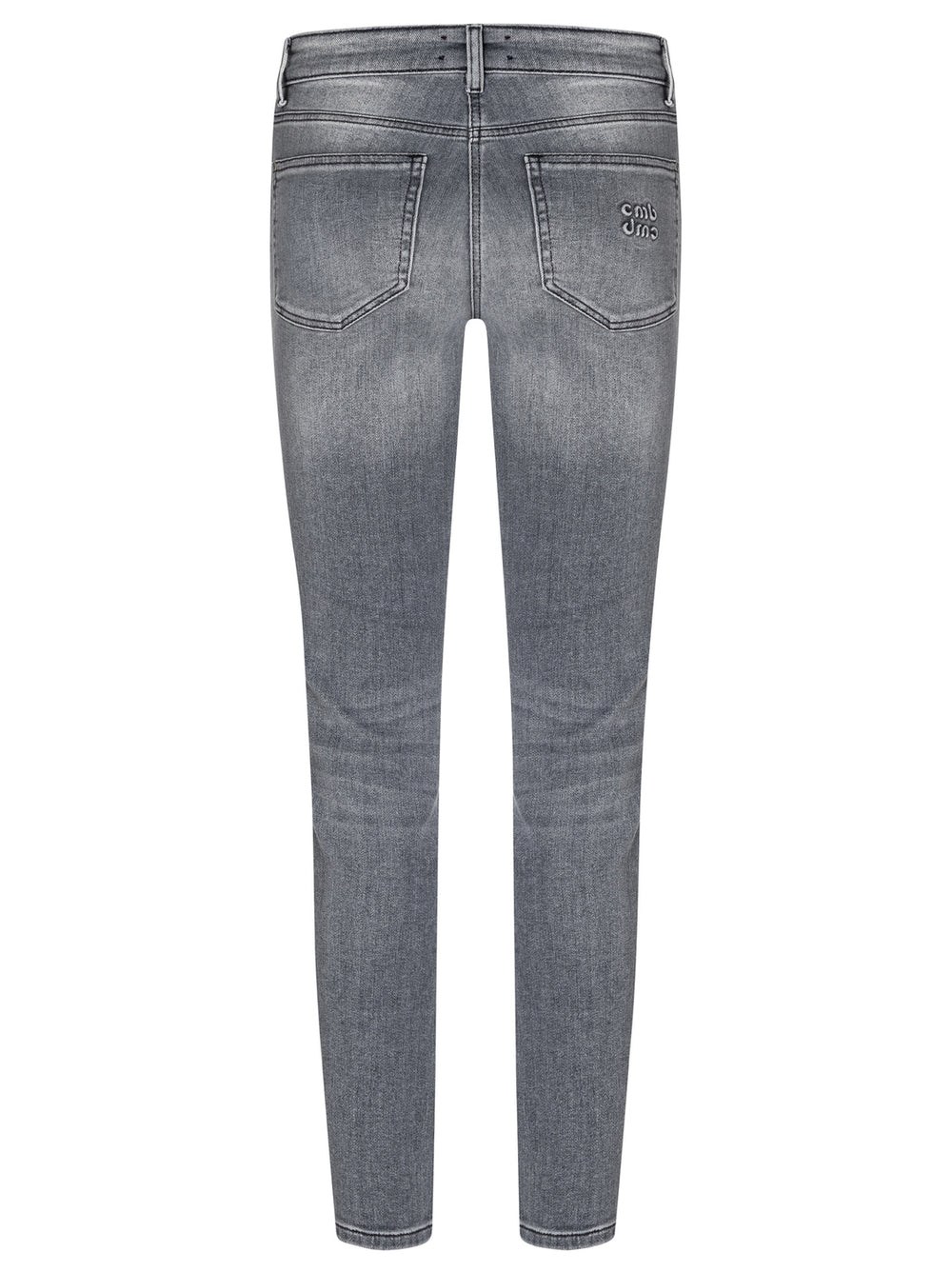 Cambio Raja Jeans – Grijs-81% katoen, 11% lyocell, 6% elastomultiester, 2% elastaan-DAMES BROEKEN-Grijs