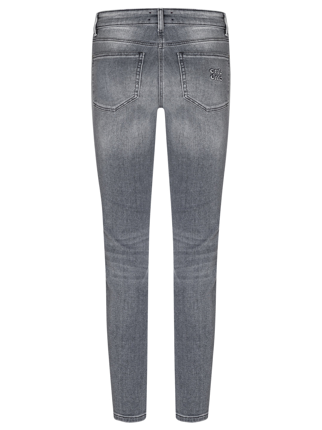 Cambio Raja Jeans – Grijs-81% katoen, 11% lyocell, 6% elastomultiester, 2% elastaan-DAMES BROEKEN-Grijs