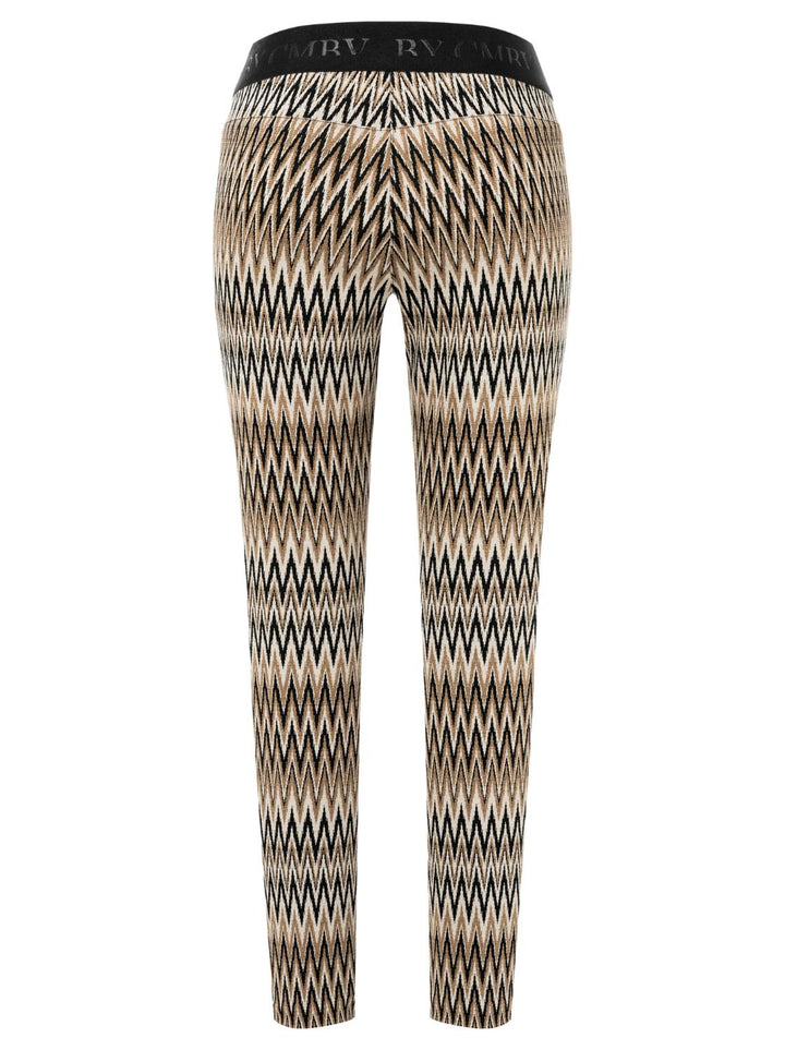 Cambio Ranee Pantalon-58 % viskose, 38% polyamide, 3% elasthaan, 3% polyester-DAMES BROEKEN-Beige