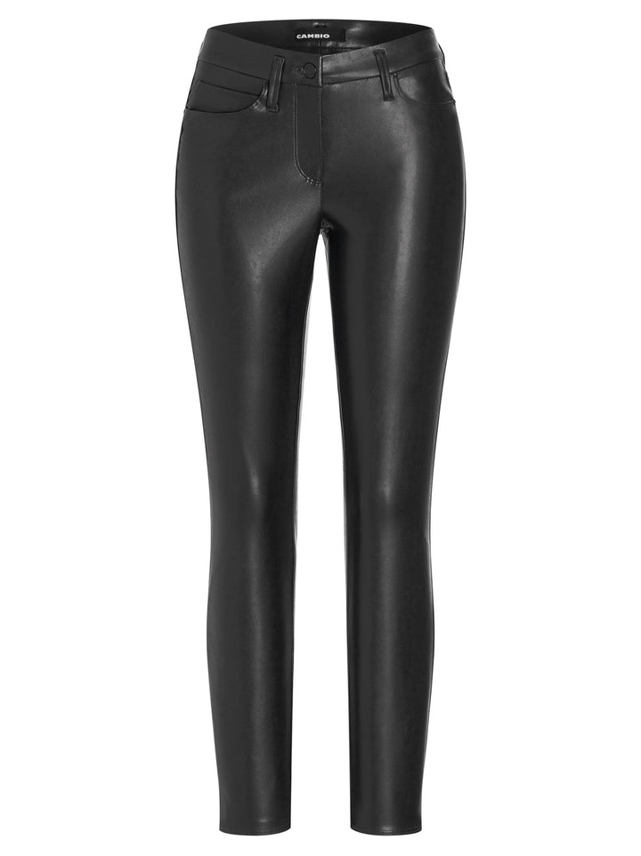 Cambio Ray 5 Pocket  – Deep Brown-50% polyamide, 50% polyurethan -DAMES BROEKEN-Bruin