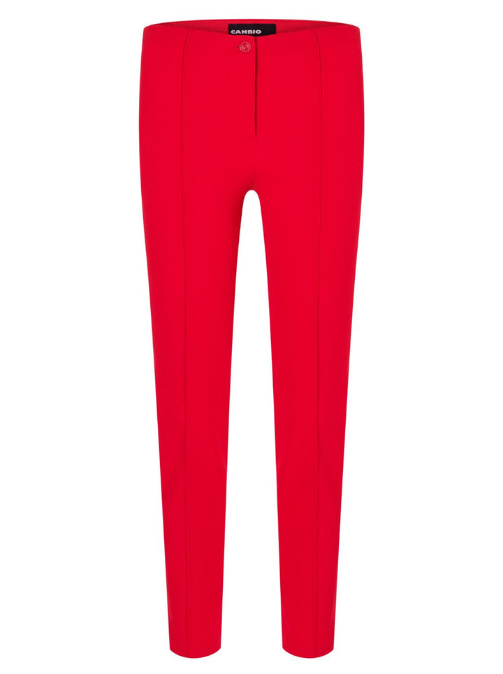 Cambio Ros pantalon-88% polyamide, 12% elastaan-DAMES BROEKEN-Rood