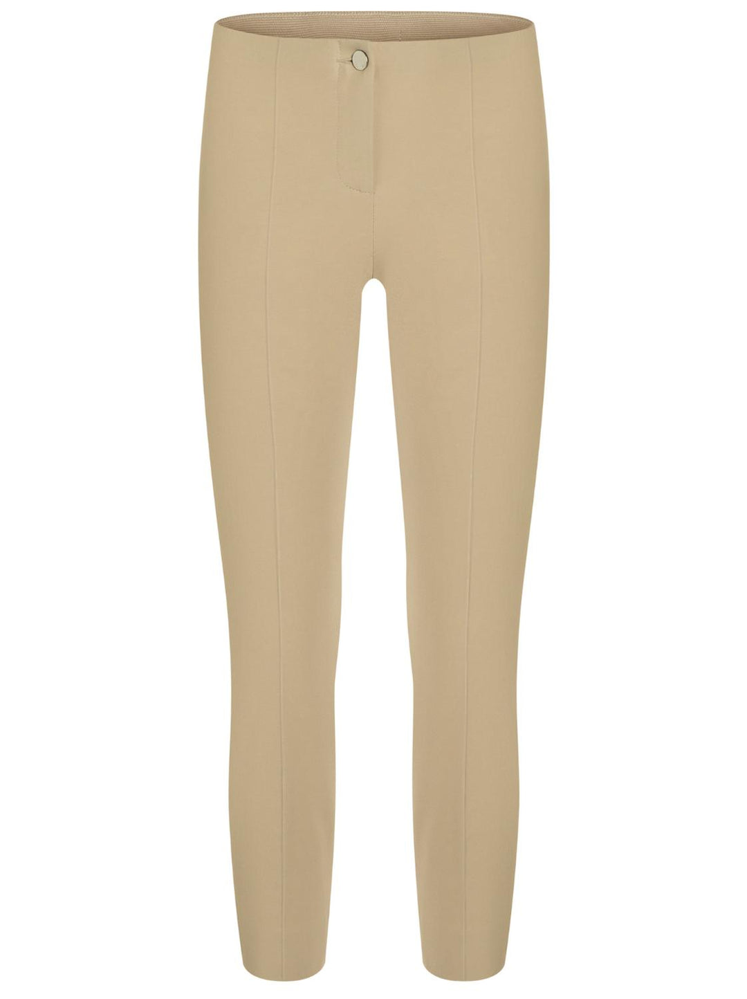 Cambio Ros summer crop-50% polyamide, 43% katoen, 7% elasthaan-DAMES BROEKEN-Beige