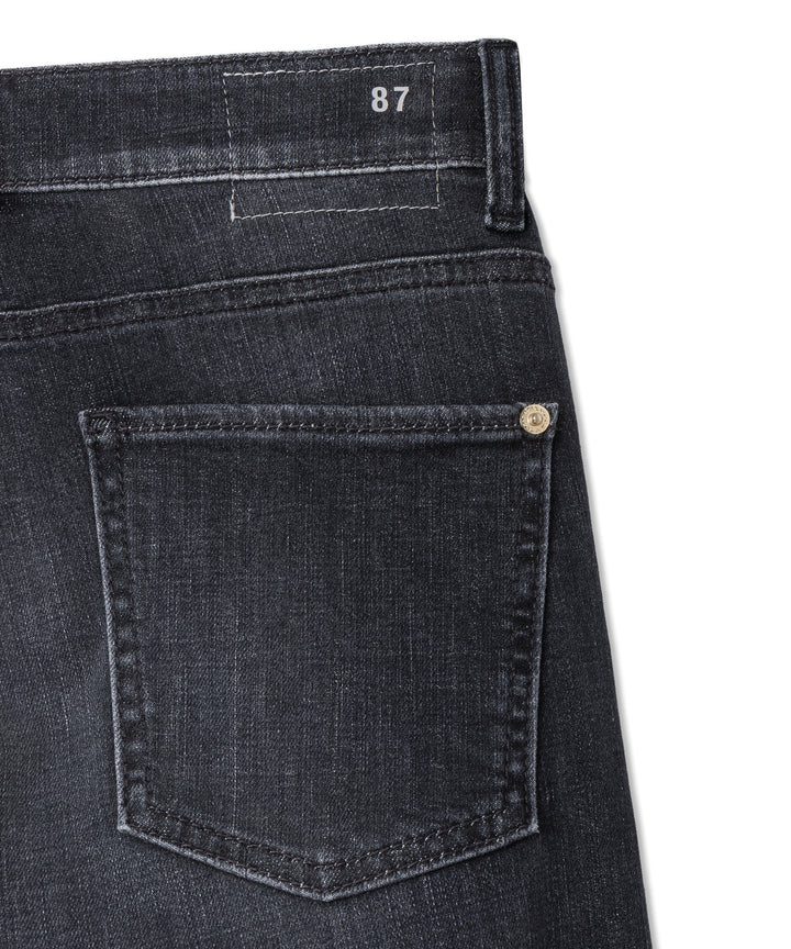 Cambio Studio87 Palazzo Flare Jeans-97% katoen, 3% elastaan-DAMES BROEKEN-Zwart