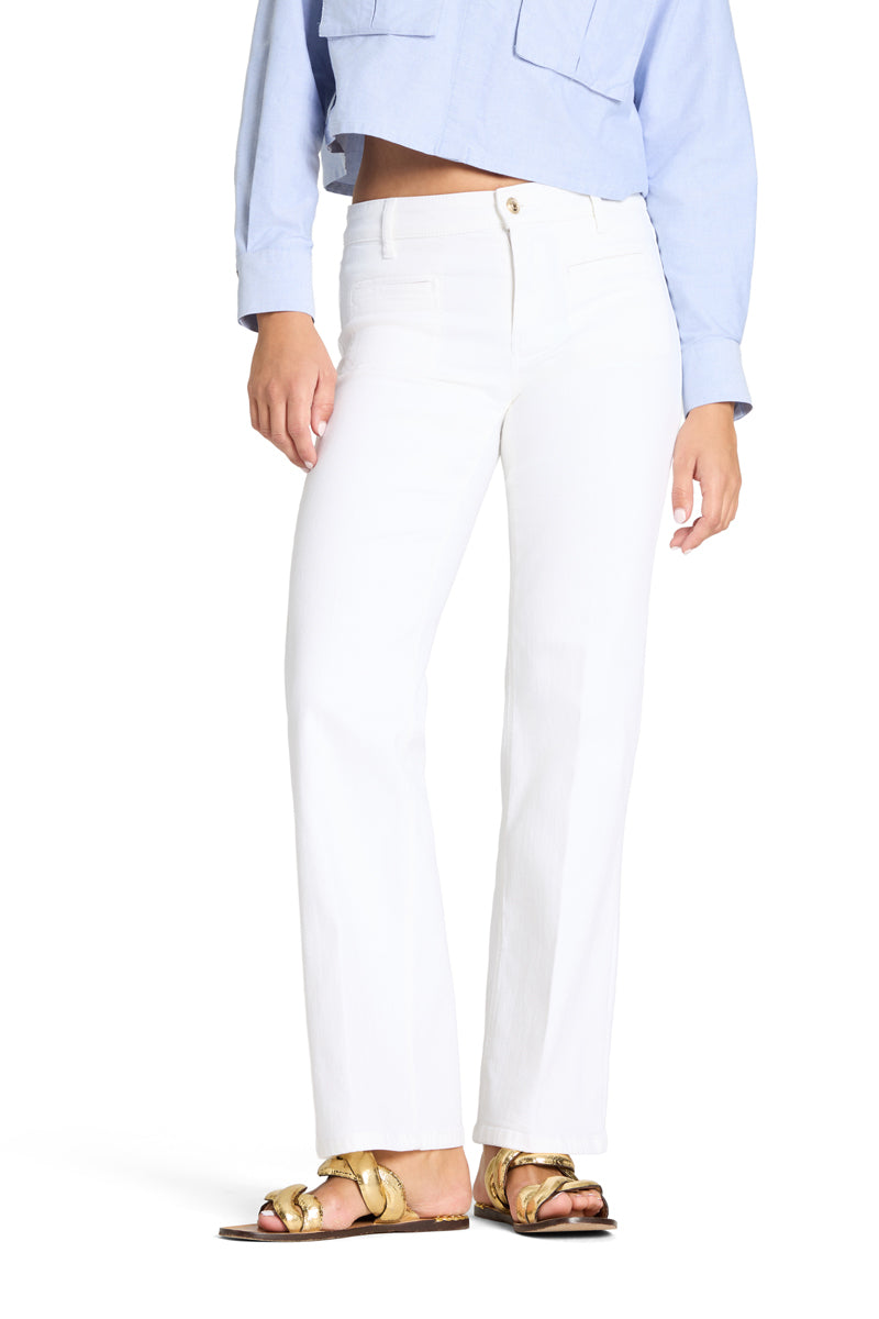 Cambio Tess Jeans – Wit-92% katoen, 6% elastomultiester, 2% elastaan-DAMES BROEKEN-Wit
