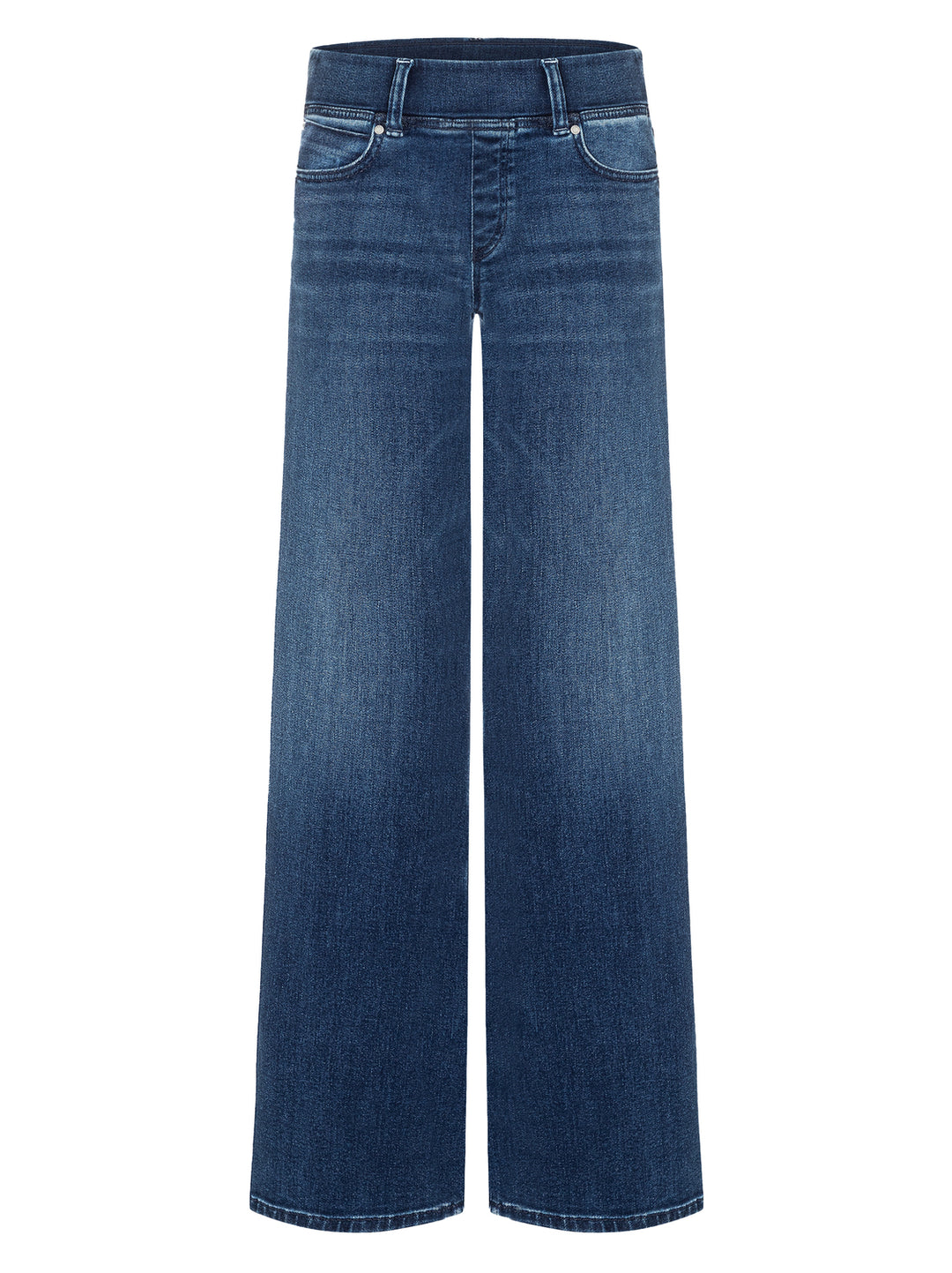 Cambio Tess Jogg Jeans – Blauw-81% katoen, 11% lyocell, 6% elastomultiester, 2% elasthaan-DAMES BROEKEN-Blauw