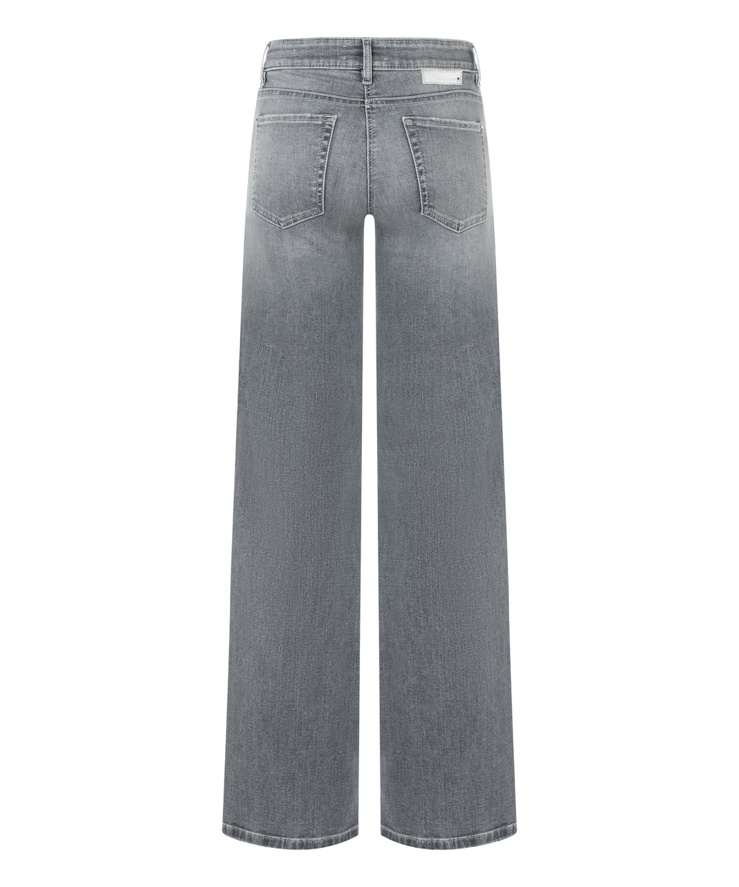 Cambio Tess wide leg-92% Katoen<br />6% Elastomultiester <br />2% Elastaan-DAMES BROEKEN-Grijs