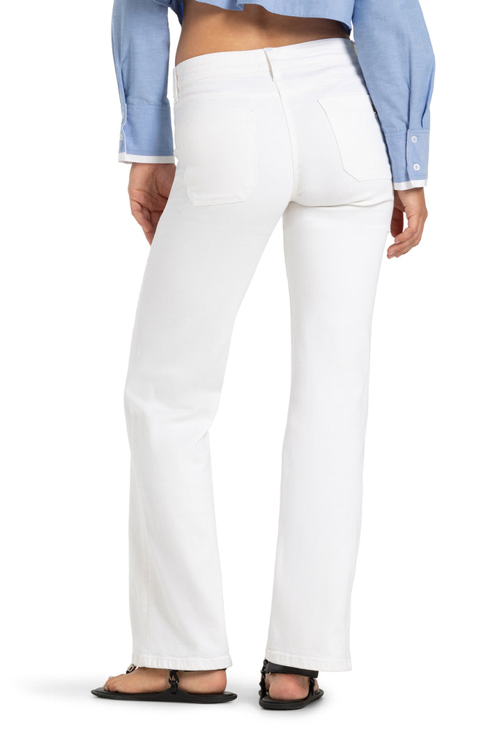Cambio Tess Wide leg pure white stone-92% Katoen<br />6% Elastomultiester<br />2% Elastaan-DAMES BROEKEN-Room