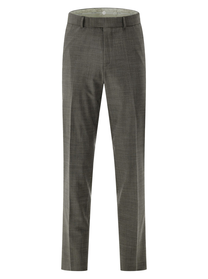 Carl Gross CG Sendrik Pantalon – Bruin-52% polyester, 43% wol, 5% elasthaan-HEREN PAKKEN & COLBERTS-Bruin