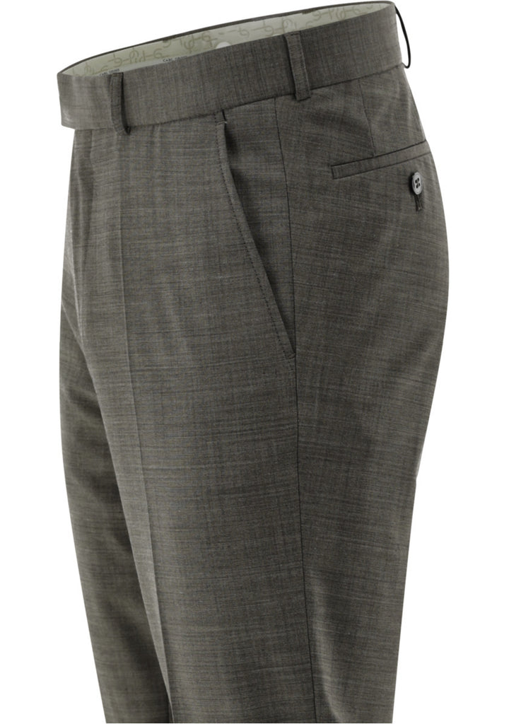 Carl Gross CG Sendrik Pantalon – Bruin-52% polyester, 43% wol, 5% elasthaan-HEREN PAKKEN & COLBERTS-Bruin
