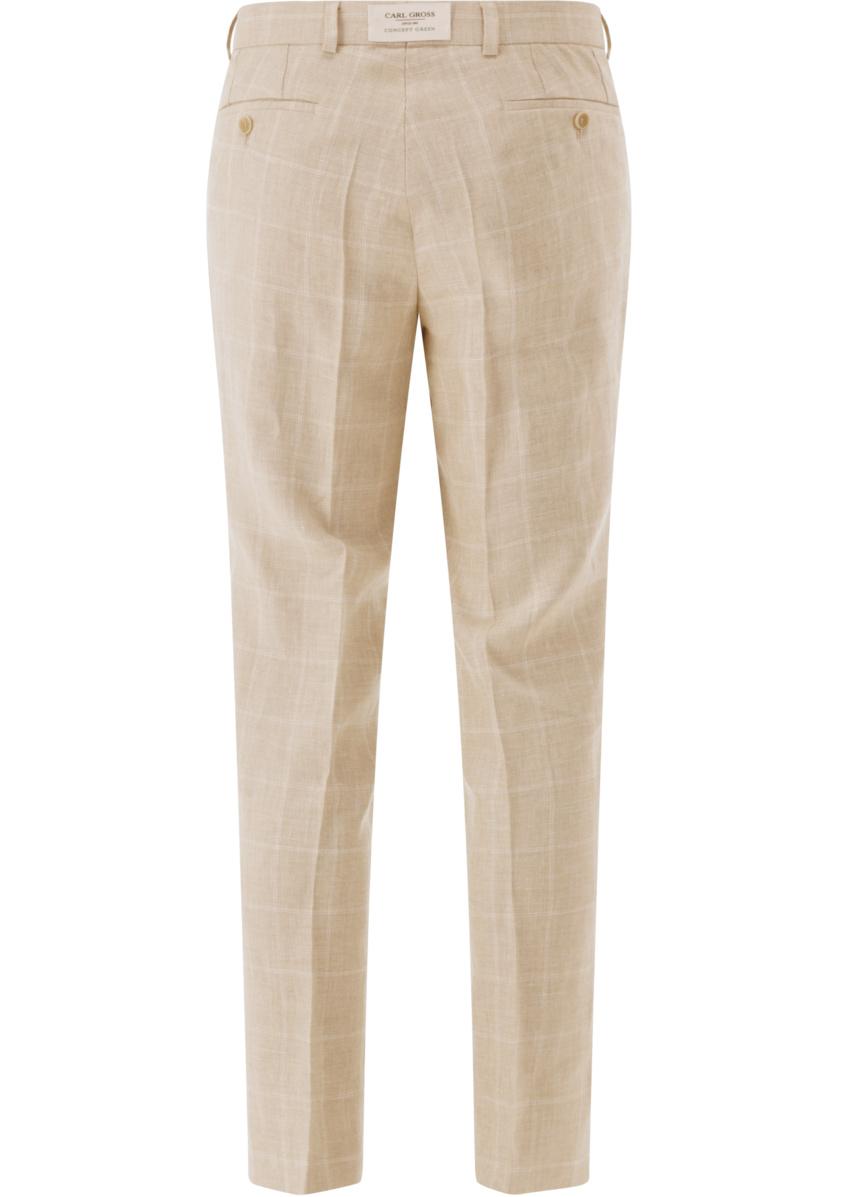 Carl Gross CG Shiver-G-42% linnen, 22% polyester, 20% wol, 16% viskose-HEREN PAKKEN & COLBERTS-Beige