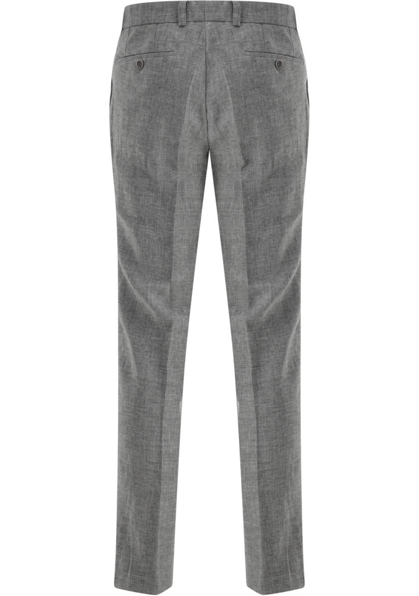 Carl Gross CG Shiver-G-42% linnen, 22% polyester, 20% wol, 16% viskose-HEREN PAKKEN & COLBERTS-Grijs